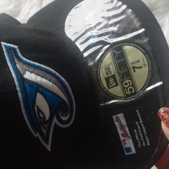 Authentic MLB Black Toronto Blue Jays Jersey New Era Baseball Cap Hat - Picture 2 of 9